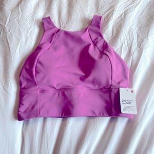 Lululemon pink sports bra, size 4